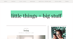 Desktop Screenshot of littlethingsbigstuff.com